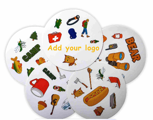 Özel Baskı Üreticisi Parti Oynayan Aile Çift Kağıt Kartı